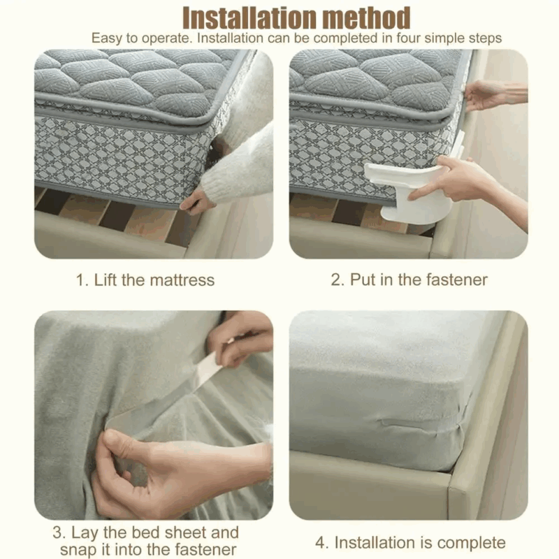 NEW Sheets Snug with Heavy-Duty Bed Sheet Fasteners