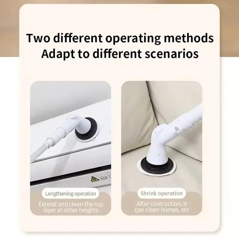 Electric Cleaning Brush All-in-One Brush Mop